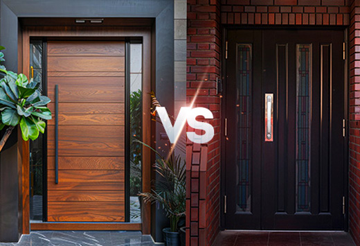 Wooden vs Aluminium Doors